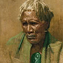 Te Hei A Chieftainess of the Ngati Raukawa Tribe - As Rembrandt Would Have Painted the Maori