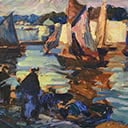 Concarneau - Study of Cottage verso