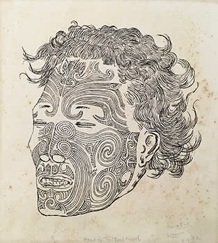 Head of Tattoed Maori