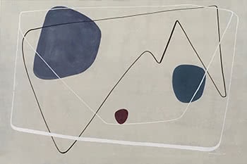 Composition with Three Shapes, 1946