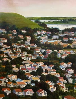Untitled (Houses & Hill)