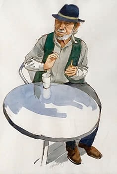 Man at Table