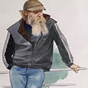 Figure Study, Man with Beard