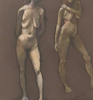 Two Standing Nudes