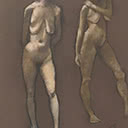 Two Standing Nudes