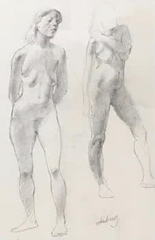 Standing Nude Study