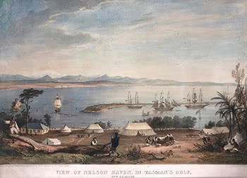 View of Nelson Haven, in Tasman's Gulf, New Zealand, Including a Part of the Site of the Intended Town of Nelson
