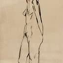 Standing Nude and Seaated Nude - A pair
