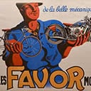 Cycles Favor Motos Poster, 1937