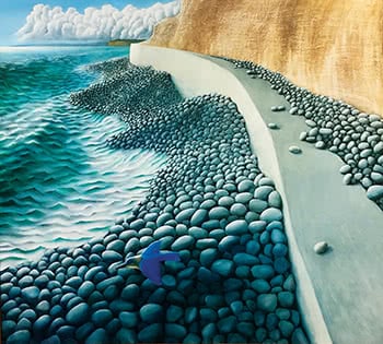 Sea Wall and Kingfisher, 1967