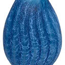 Blue Melon Vase