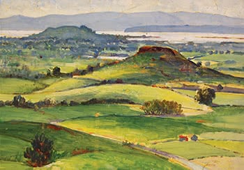 Landscape from Pidgeon Hill, Howick
