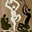 Mother & Child with Dancer & Flute Player