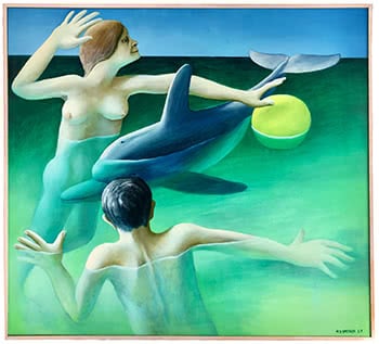 Lovers, Dolphin and Yellow Ball