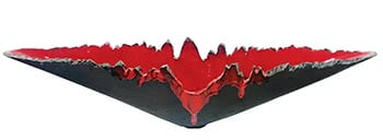 Large Inverted Volcano (Red)
