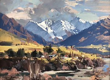 Winter Afternoon, The Shotover, Wakatipu district