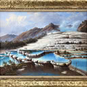 The White Terraces with Two Figures