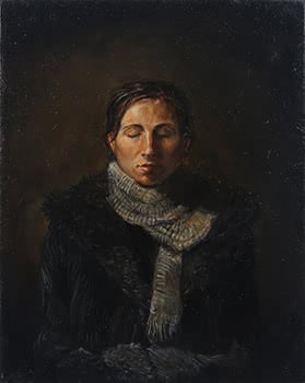 Girl with Scarf