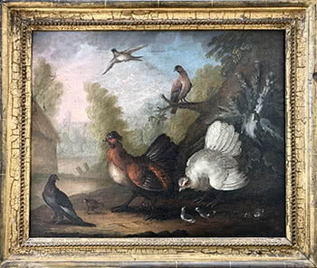 A Group of Fowl in a Landscape