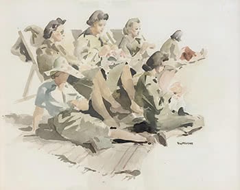 Service Women Returning from World War II