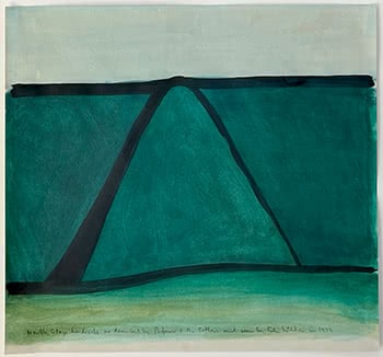 North Otago Landscape as described by C A Cotton and seen by Colin McCahon 1972
