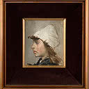 Portrait of a Young Marken Women in Profile