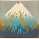 Mount Taranaki (Blue, Silver & Grey)
