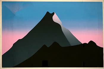 Mount Taranaki with Sunset