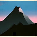 Mount Taranaki with Sunset