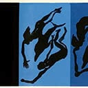 Dolphin and Lovers (Three Panels)