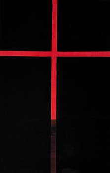 Untitled (Red cross) (Unframed)