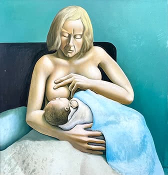Elizabeth Breastfeeding Thomas