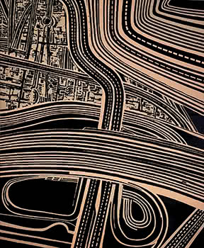 Robert Ellis Motorways iii. From the series: 12 Multiples Barry Lett Galleries