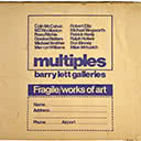 Catalogue sheet & Original box. From the series: 12 Multiples Barry Lett galleries