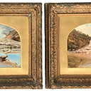 Pink and White Terraces, A Pair