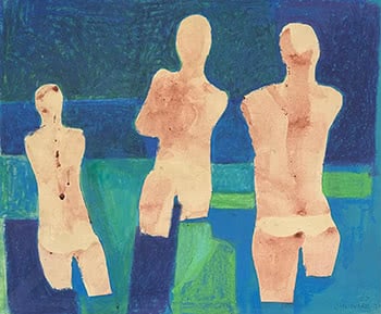 Three Bathers