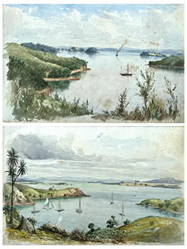Matiatia Bay, Waikeke Island and Kawakawa (doubled sided)