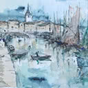 Paris River Scene