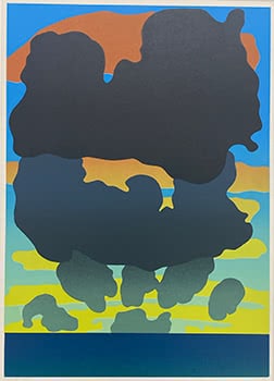 Clouds and Horizon, 1978 - unframed 