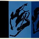 Lovers and Dolphins - Three panels