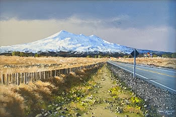 Mt Ruapehu from Waiouru