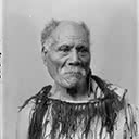 Erika, a Maori man from Hawke's Bay, wearing a korowai