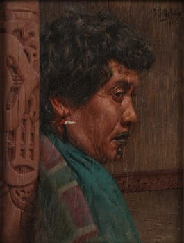 In Doubt, Ina Te Papatahi, Orakei Pah, 1913