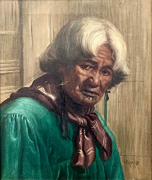 Portrait of Harata Rewiri Tarapata
