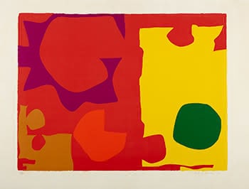Six in Vermillion with Green in Yellow 1970