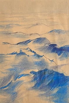 Blue Landscape, The Coast of East Greenland c.1950