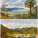 Coromandel & View of Kahurangi Valley, Pair c. 1870