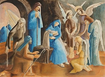 Nativity - Study for Birth of Christ