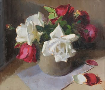 Still Life, Roses (Double Sided)