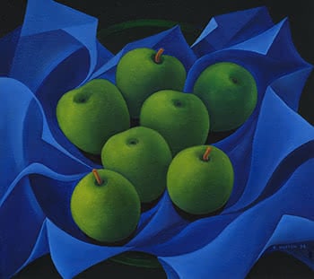 Still Life With Green Apples